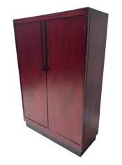 Art Deco Modernist Armoire by A.H. Jansen for L.O.V. Oosterbeek, 1920s